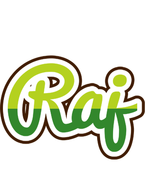 Raj golfing logo