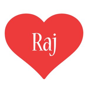 Raj love logo