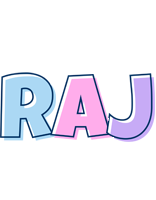 Raj pastel logo