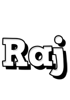 Raj snowing logo