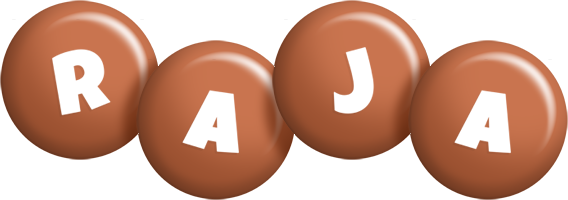 Raja candy-brown logo