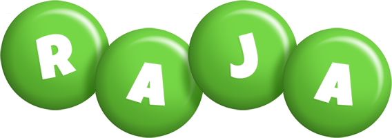 Raja candy-green logo
