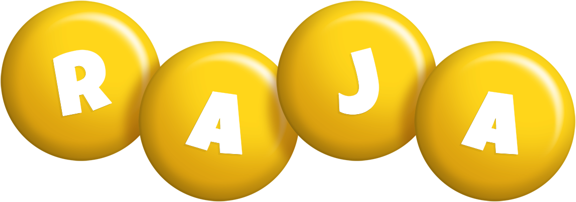 Raja candy-yellow logo