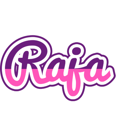 Raja cheerful logo