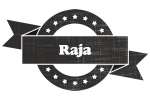 Raja grunge logo