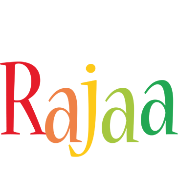 Rajaa birthday logo