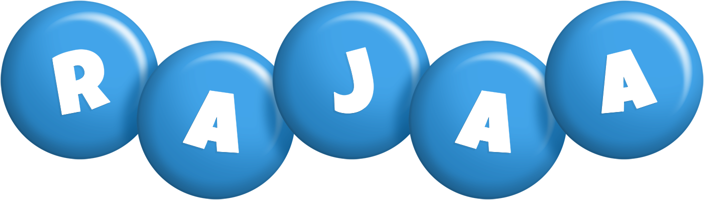 Rajaa candy-blue logo