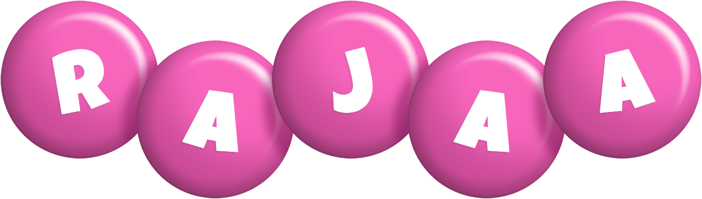 Rajaa candy-pink logo