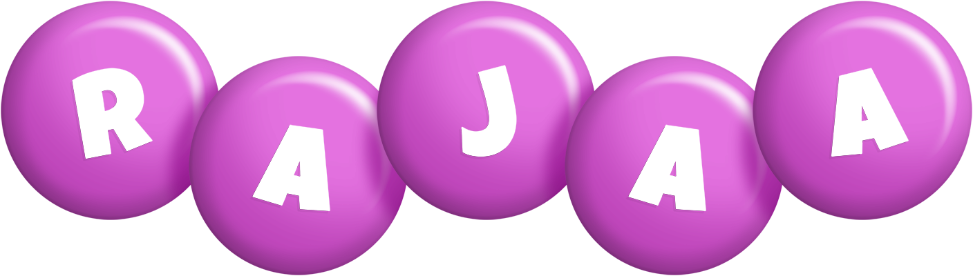 Rajaa candy-purple logo