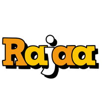 Rajaa cartoon logo