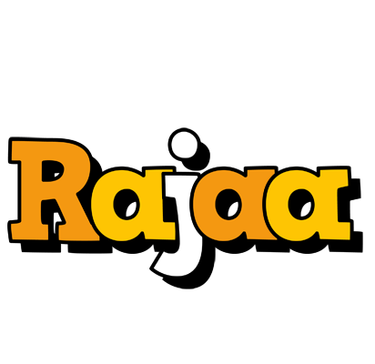 Rajaa cartoon logo
