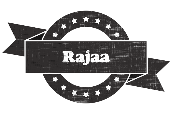 Rajaa grunge logo