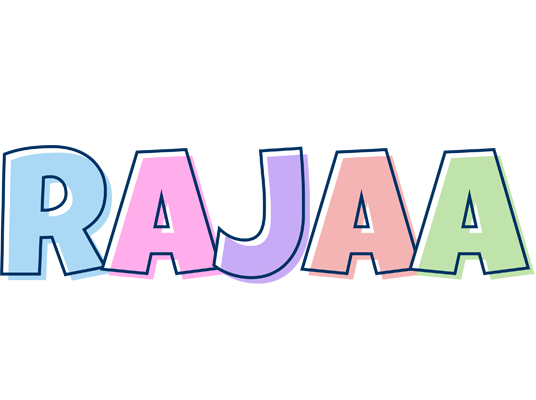 Rajaa pastel logo