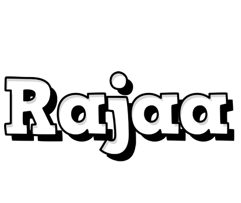 Rajaa snowing logo