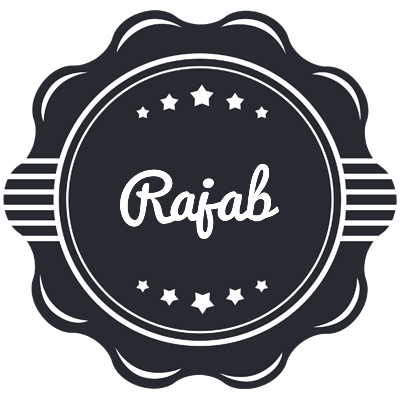 Rajab badge logo