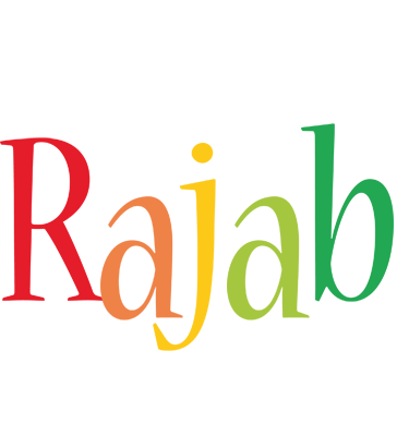 Rajab birthday logo