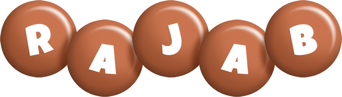 Rajab candy-brown logo