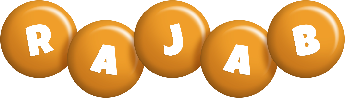 Rajab candy-orange logo