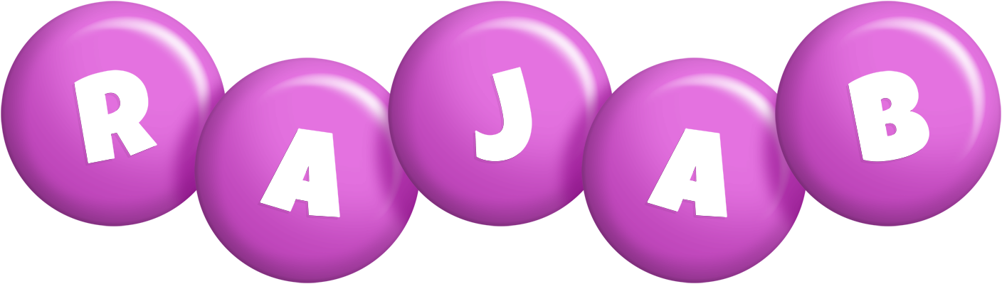 Rajab candy-purple logo