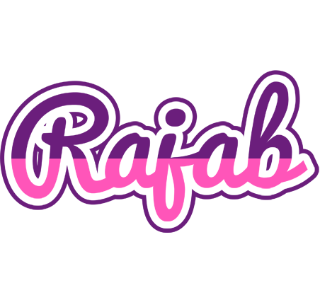Rajab cheerful logo