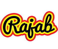 Rajab flaming logo