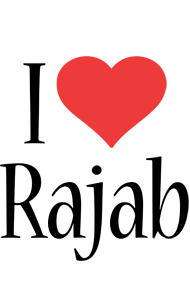 Rajab i-love logo