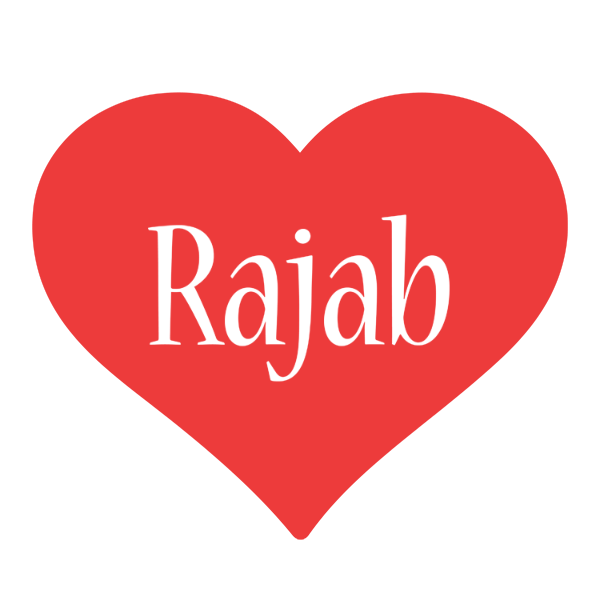 Rajab love logo