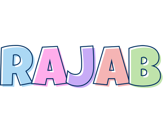 Rajab pastel logo