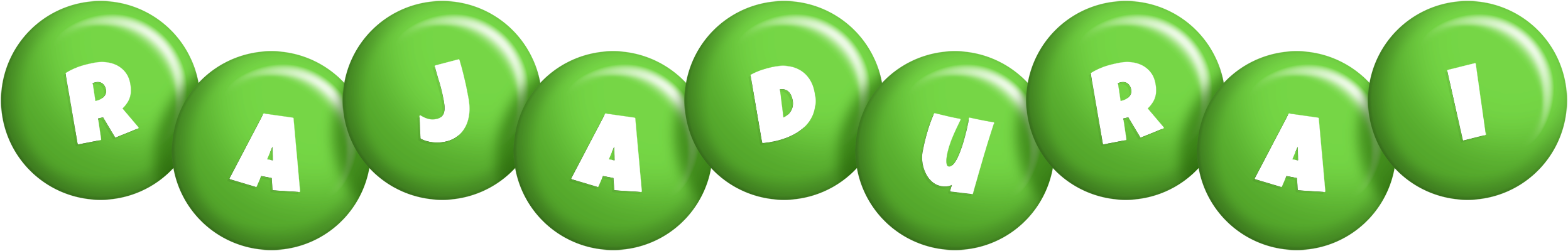 Rajadurai candy-green logo