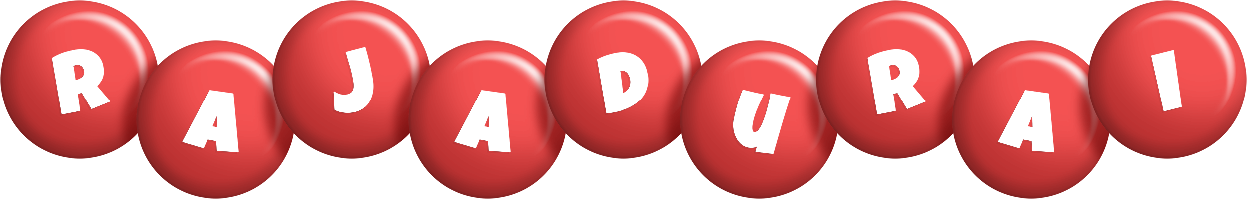 Rajadurai candy-red logo