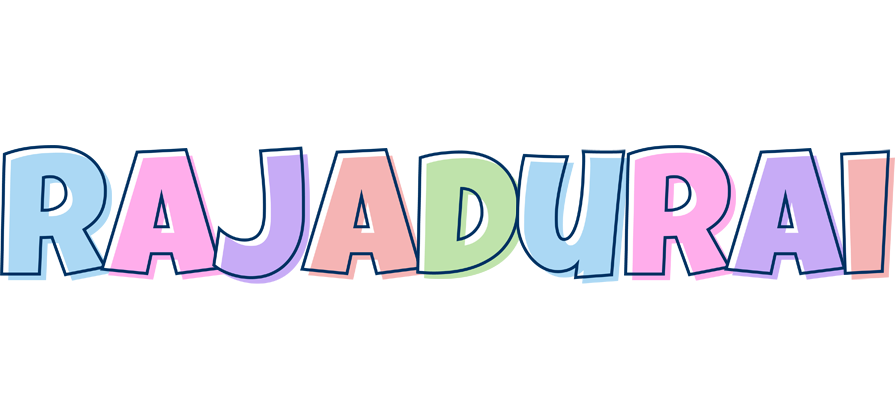 Rajadurai pastel logo