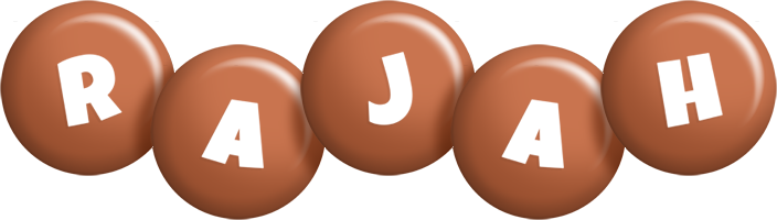 Rajah candy-brown logo