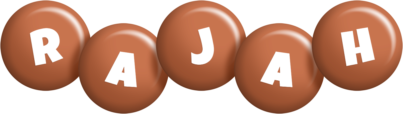 Rajah candy-brown logo