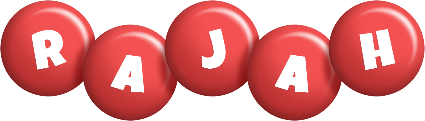 Rajah candy-red logo