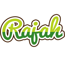 Rajah golfing logo