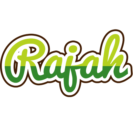 Rajah golfing logo