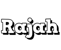 Rajah snowing logo