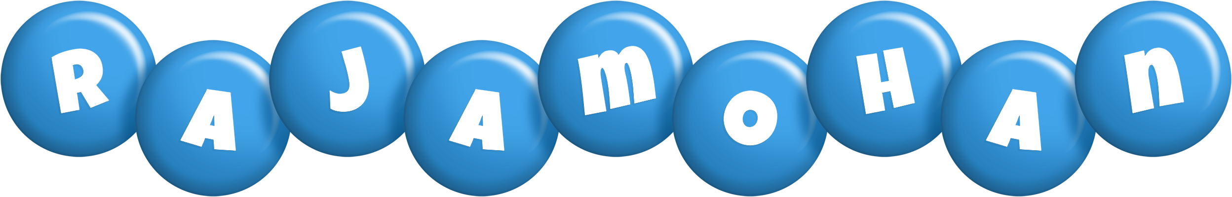 Rajamohan candy-blue logo