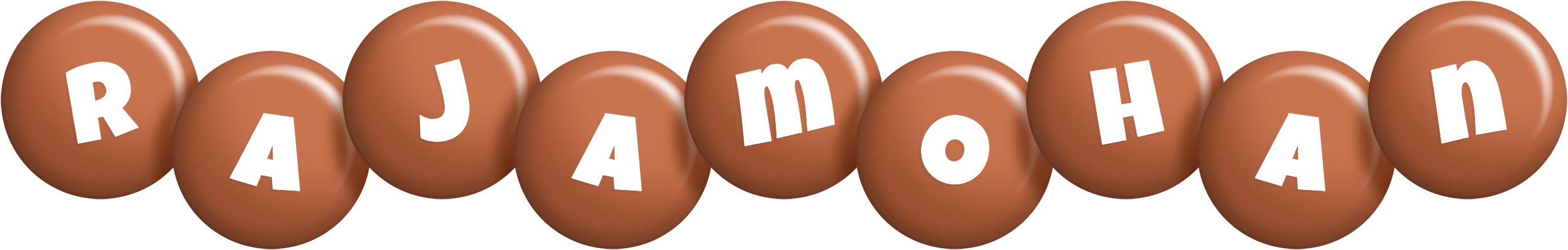 Rajamohan candy-brown logo
