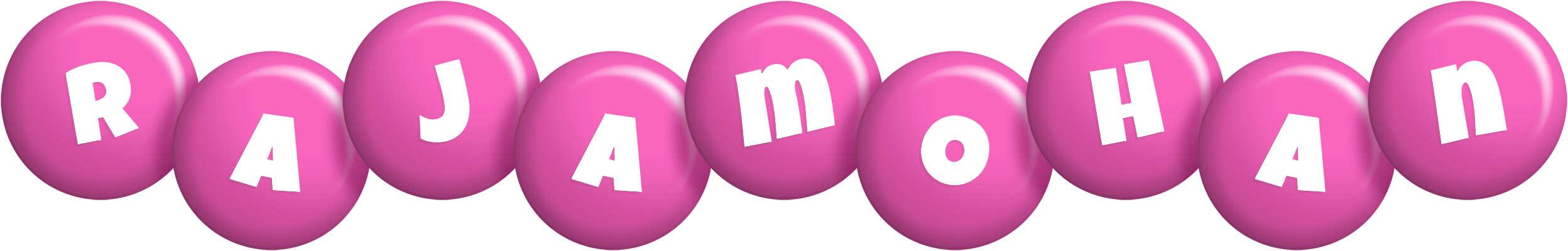 Rajamohan candy-pink logo
