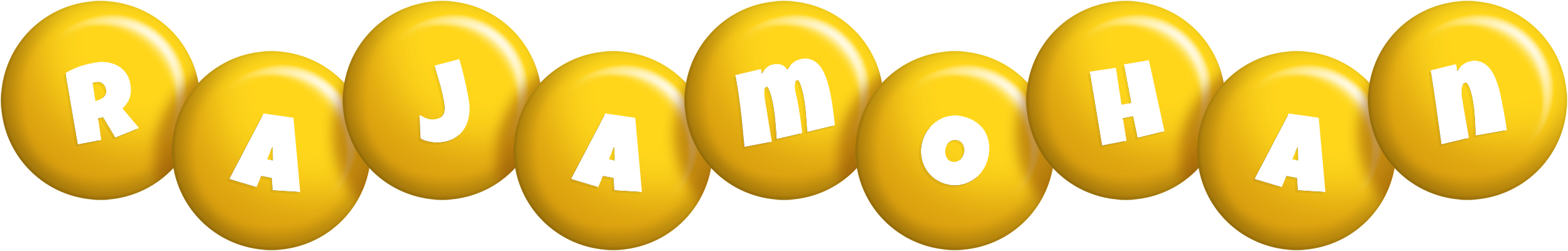 Rajamohan candy-yellow logo