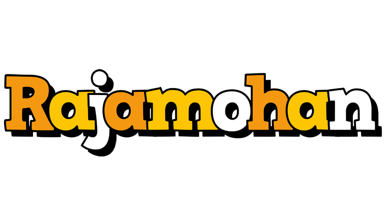 Rajamohan cartoon logo