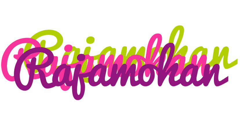 Rajamohan flowers logo