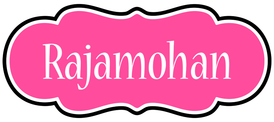 Rajamohan invitation logo