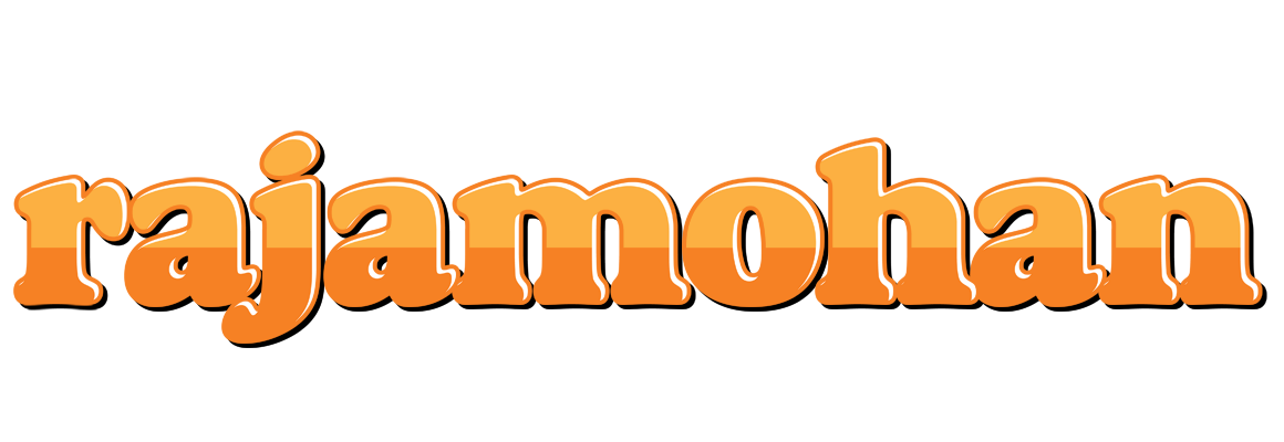 Rajamohan orange logo