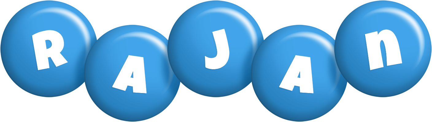 Rajan candy-blue logo
