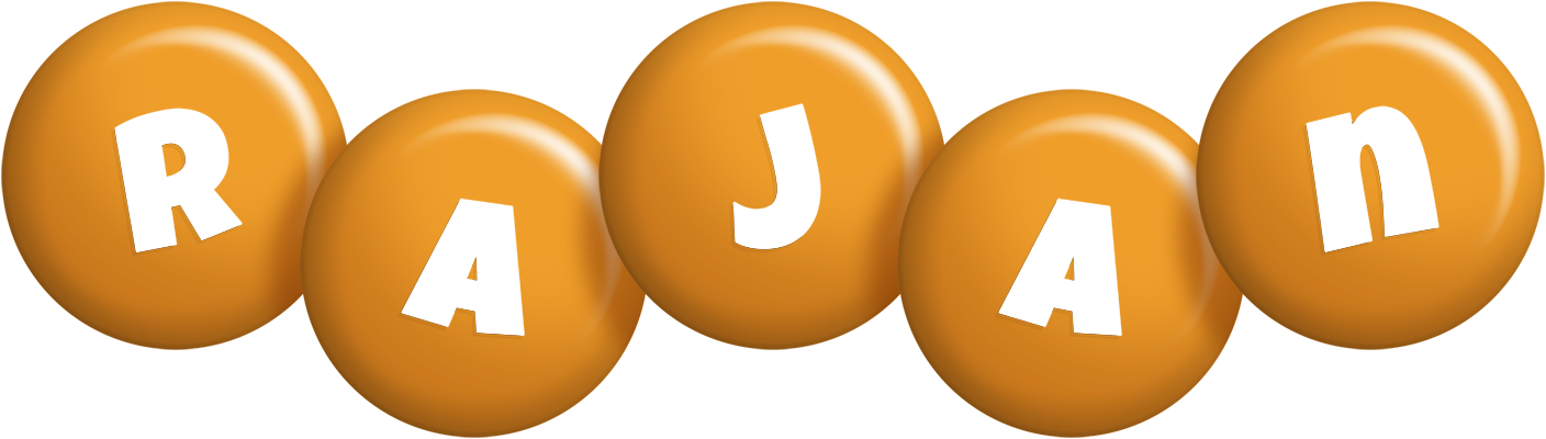 Rajan candy-orange logo