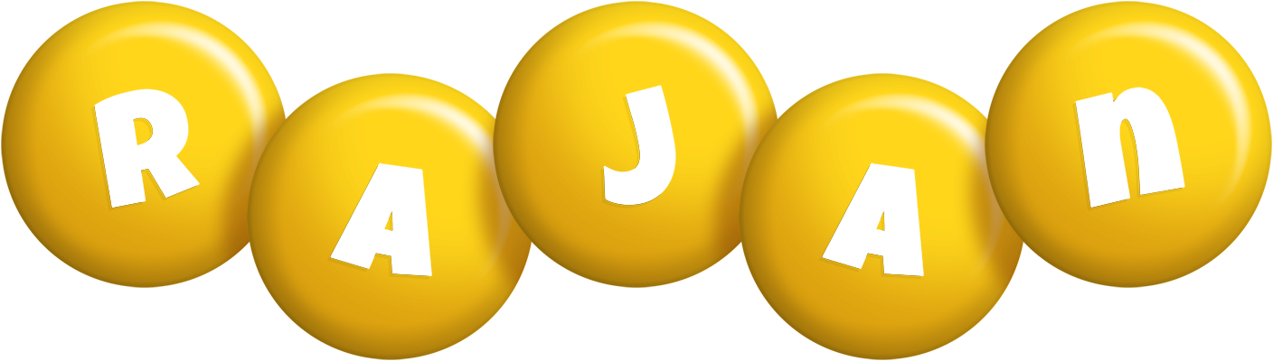 Rajan candy-yellow logo