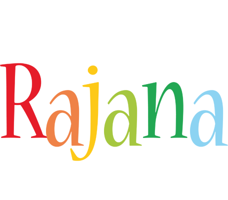 Rajana birthday logo