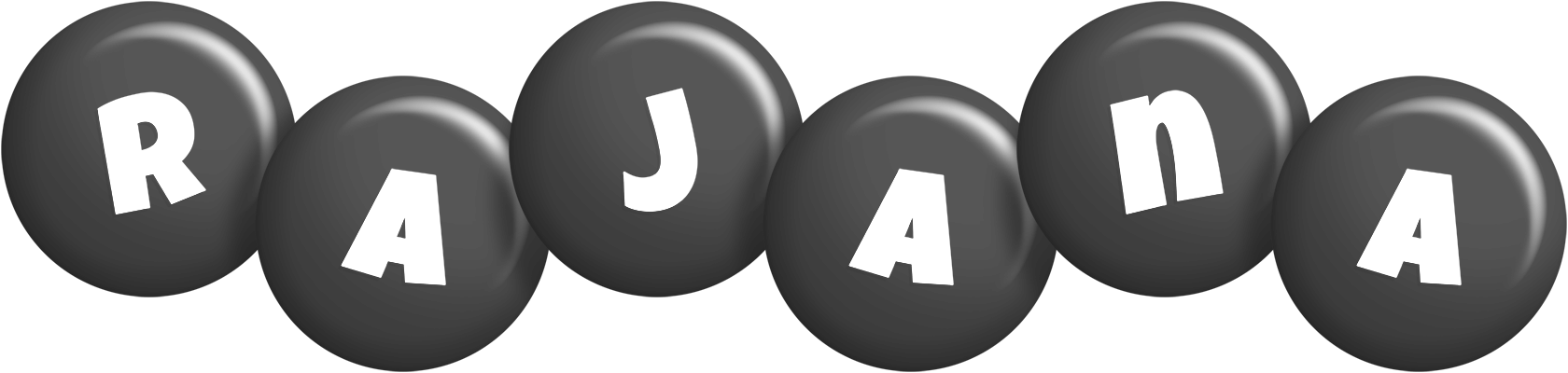 Rajana candy-black logo